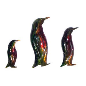 PMA-147     Penguins (Set of 3) Large 8″ x 3″, Medium 6.5″ x 2.5″, Small 4.5″ x 2″
